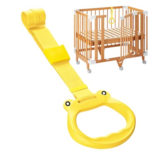 Ergonomiczne kółka treningowe, uchwyty wspomagające kojec, kółka podciągania z bezpiecznym uchwytem, ​​lekkie narzędzie łóżeczka użytku w pomieszczeniach i sypialni, trening o gładkiej konstr