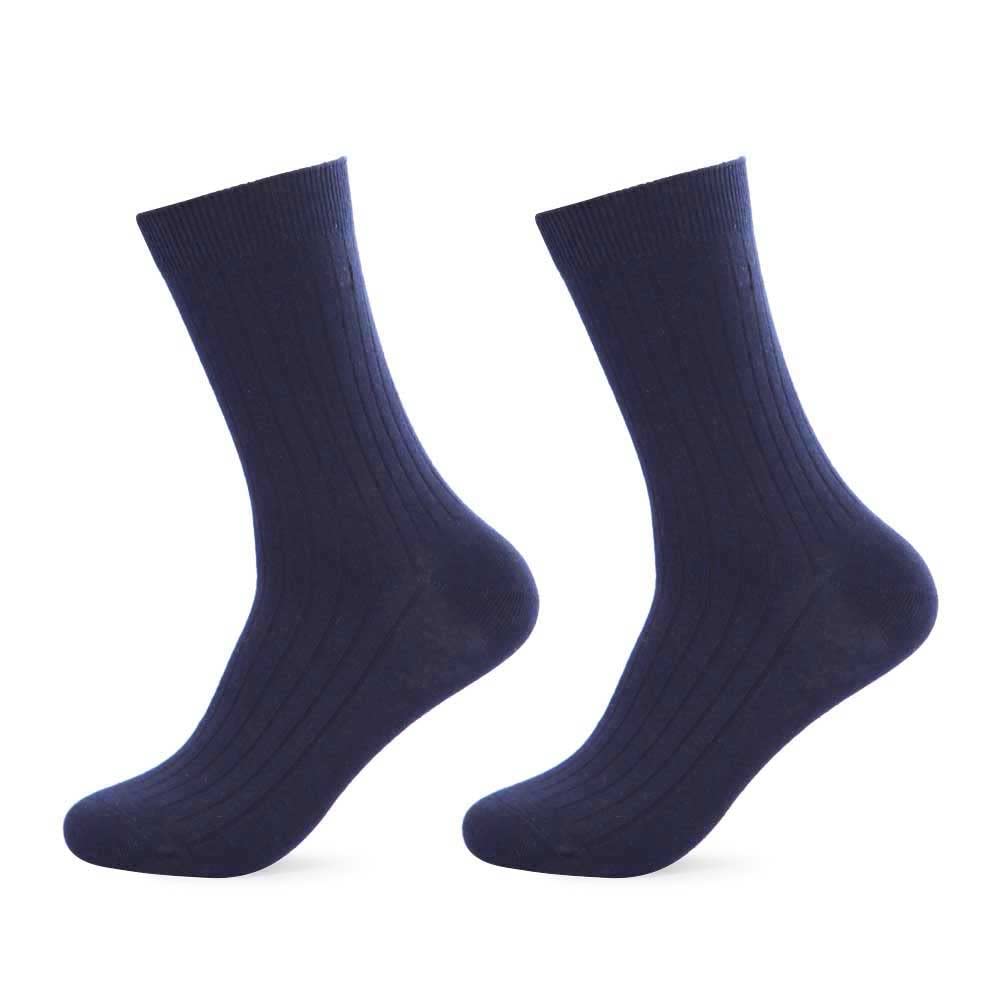 SOWUGI1 Pairs of Men's Business Cotton Solid Color Tube Socks