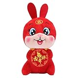 Gran decoración: la muñeca de conejito de año nuevo simboliza la suerte, la salud, la riqueza y la . Puede ser una decoración perfecta en el hogar, la oficina, la reunión anual de la empresa, etc.