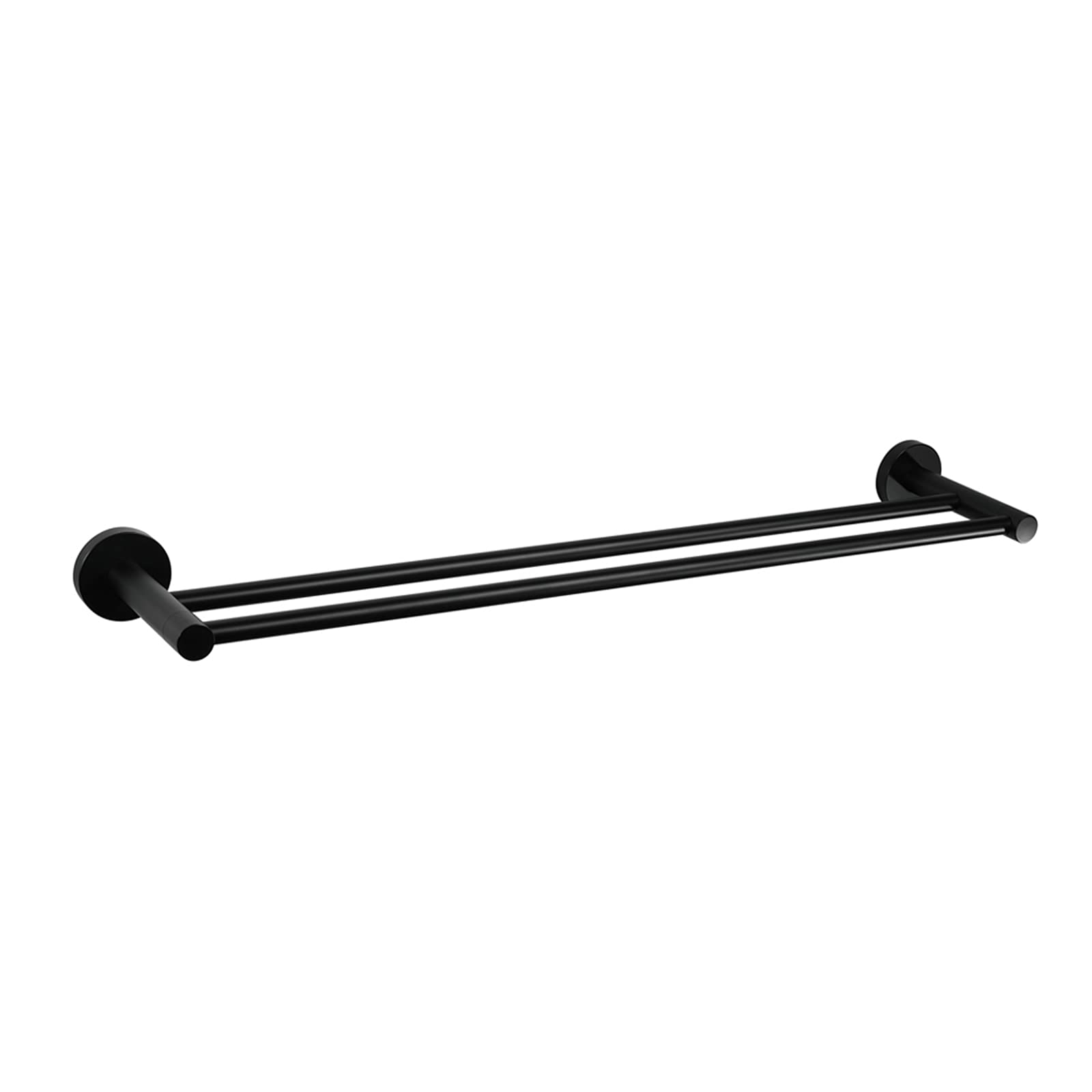 ASDFGHJL Towel Racks for Bathroom Space Saving Simplicity Multifunctional Durable Double Bath Towel Rail Stainless Steel Towel Holder Wall Mounted Drilling Shower Towel Holder Sturdy Stability