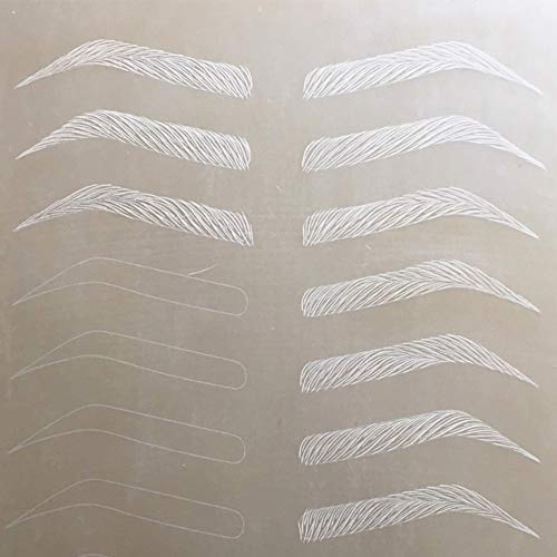 Choose-It Microblading Supplies Practice Skin For Eyebrow Permanent Makeup Latex Skin Microblading Fake Skin Sheets For Professionals And Beginners(5 Pcs) (Model 1) #TOP5