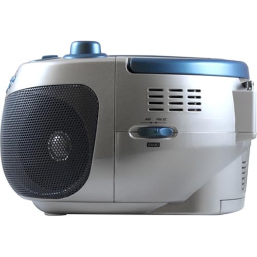 HamiltonBuhl 5050ULTRA Educational Boombox Home CD Player Recorder Blue, 12inx9inx6in - Thumbnail 4