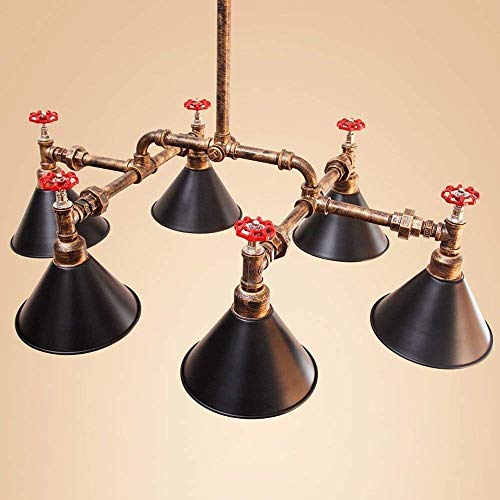 Raelf 6-Lights Chandeliers Retro Creative Chandelier Armhouse Chandelier Industrial Chandelier Steampunk Chandelier Solid Water Pipe 6 Chandelier Lid Chandelier E26/E27*6 40w steampunk buy now online Raelf 6-Lights Chandeliers Retro Creative Chandelier Armhouse Chandelier Industrial Chandelier Steampunk Chandelier Solid Water Pipe 6 Chandelier Lid Chandelier E26/E27*6 40w steampunk buy now online