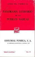 Panorama literario de los pueblos nahuas 9684323557 Book Cover