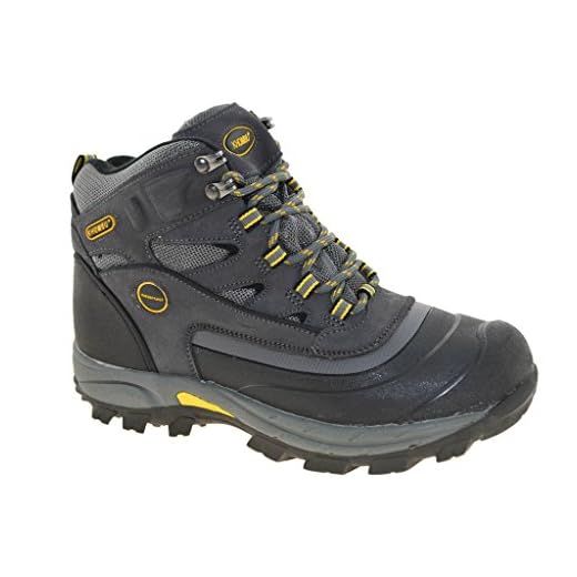 Khombu Men's Flume 2 Waterproof Boots, 11 M Grey