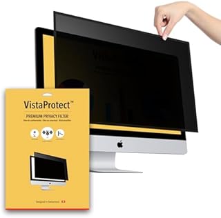 VistaProtect - Premium Privacy Filter & Anti Blue Light Screen Protector for Computer Monitors (21.5" inches)