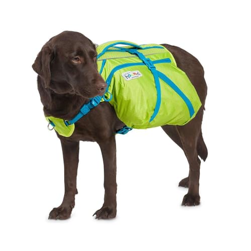 Outward Hound Crest Stone Explore Dog Pack, Large/XL, Green