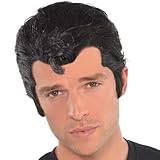 Amscan Unisex Adult Classic Grease Danny Costume Wig, Multicolor