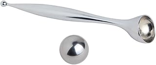 FRCOLOR Eye Massage Spoon Eye Massage Applicator Metal Face Roller Eye Cream for Dark Circles and Puffiness Make up Spatula Tool Convenient Eye Roller Skin Care Mask Spoon Stainless Steel