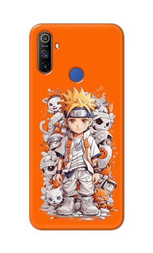 Image of Plastic Printfidaa Printed Hard Back Cover Case For Realme Narzo 10A | Realme Narzo 20A Back Cover (Famous Anime Cartoon Character) -112, Multicolor