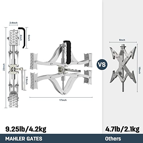 MAHLER GATES [Extended XShape Wheel Chocks Stabilizer XL, Double Sets