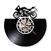Produktbild Mslis Außenhandel grenzüberschreitende Sport Vinyl Wanduhr Offroad-Rennen Motorradrennen Schallplatte Wanduhr Dekoration Keine LED