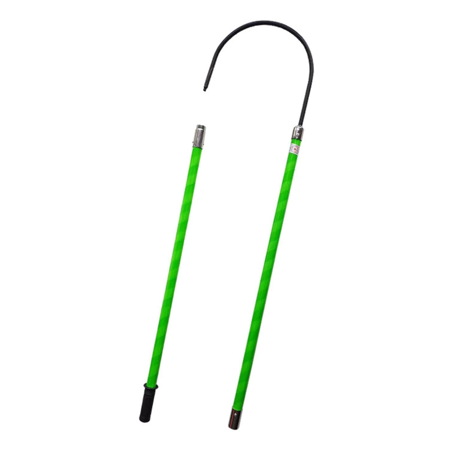 High Voltage Insulated Rescue Hook, Electrical Safety Rescue Hook, Non-Conductive Electrical Safety Life-Saving Pole Stick, Non-Slip Handle​​ for ​​Substation/Fire/Construction(2m/6.5ft)