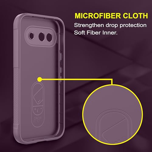 Image of amazon basics Back Case Cover for Google Pixel 9A | Compatible for Google Pixel 9A Back Cover | Liquid Silicon Magic Case with Camera Protection | Lavender