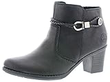 [page_title]-Rieker Damen Stiefeletten L7670, Frauen Ankle Boots, halbstiefel gefüttert Winterstiefeletten Damen Frauen Lady,schwarz,41 EU / 7.5 UK