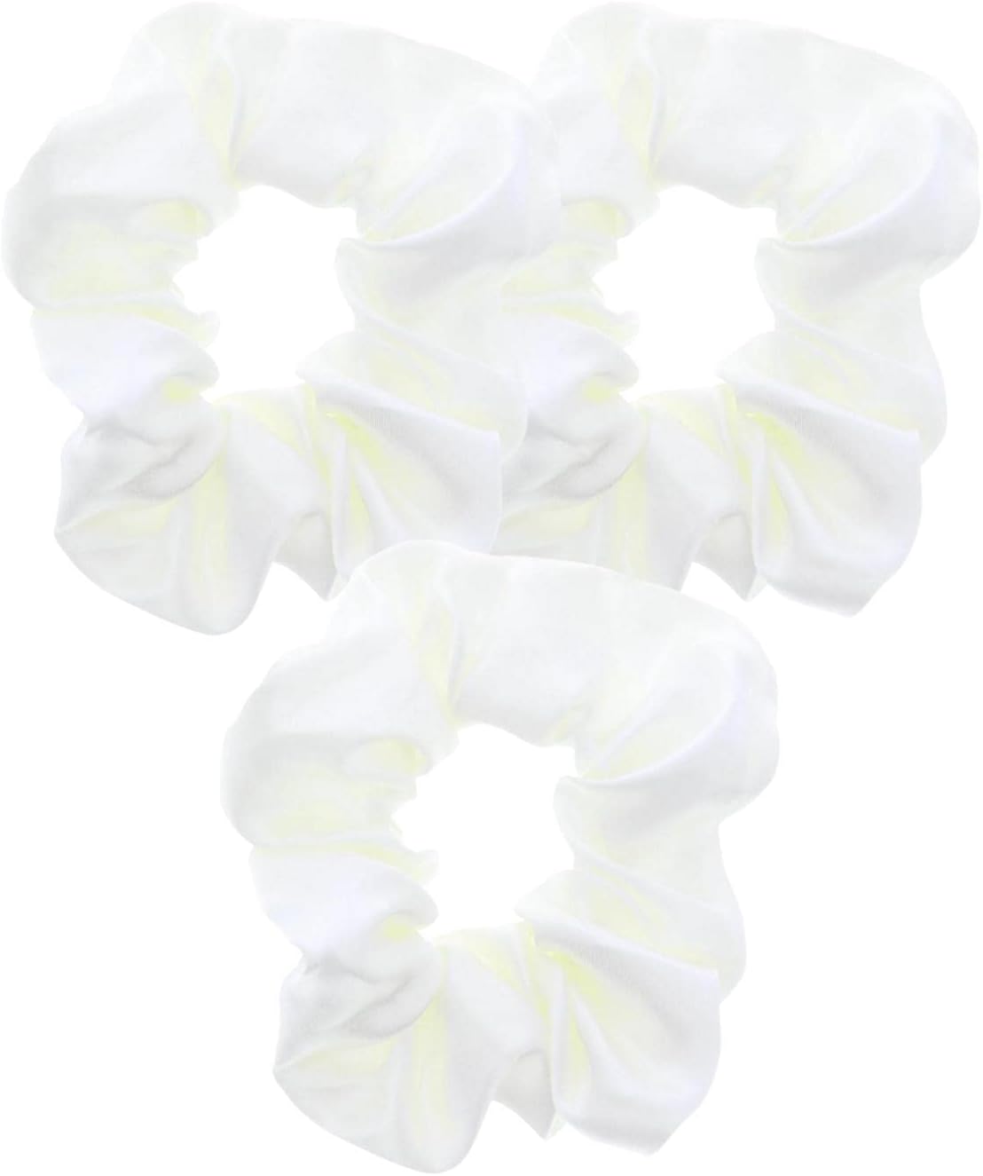 Topkids Accessories 3pc Satin Hair Scrunchies for Women & Girls, Hair Accessories for Women Hair Bobbles, Hair Ties
