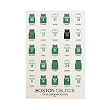 FKBALCZ Boston Celtics Legendarische Spelers Poster auf 