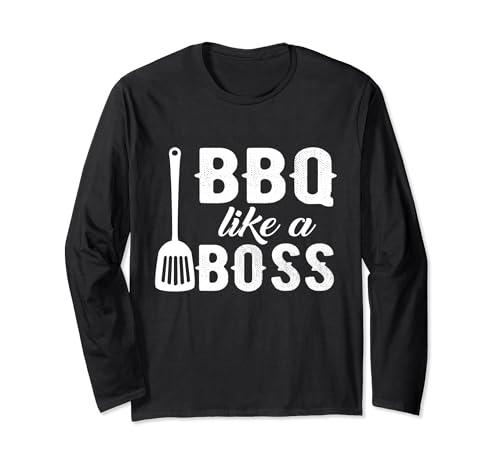 BBQ Funny - BBQ Like A Boss Manche Longue