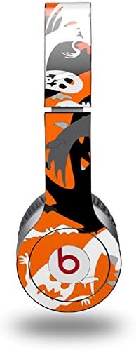Skin Decal Wrap Works with Original Beats Solo HD Headphones Halloween Ghosts Skin Only (Headphones NOT Included)