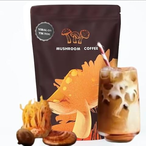FW ZONE Mushroom Powder -Good Supplement Mushroom Herbal, Mushroom Blend with Lion's Mane and Cordyceps - Mushroom Powder(30 Servings/1 Pack) Cover