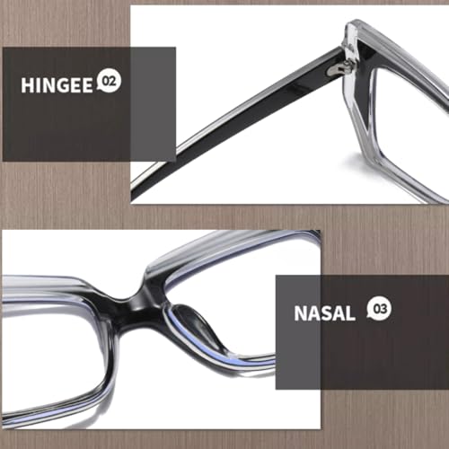 Lunettes œil de chat tendances carrées et polygone rétro chic