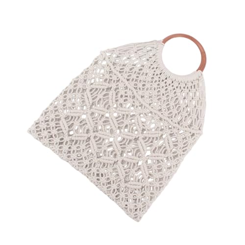 Sac de vacances tissé à la main pour femme grand sac à main quotidien en coton