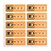 10 Pack Yellow Battery Key Sticker Label Replacement for 18V 14.4V Lithium Battery DCB200 DCB140, 34x12mm Paper Capacity Indicator Sticker