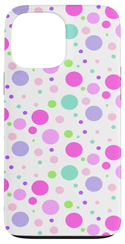 Colorful Polka Dot Abstract Polkadots Pink and Purple �X�}�z�P�[�X iPhone 13 Pro Max �p