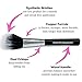 Domed Blush Bronzer Brush - Beauty Junkees Duo Fiber Contour Brush for Contouring, Sculpting, Highlighting, Blending, Buffing with Powder Cream Liquid Cosmetics, Synthetic, Vegan Makeup Brushes