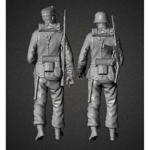 Kits d'impression 3D soldats allemands 1/16 non peints GM2 - 6