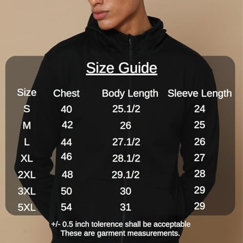 Image of REPUBLIC Cotton Fleece Regular Fit Hooded Sweatshirt Full Sleeves Solid Jumper Sweatshirt for Men