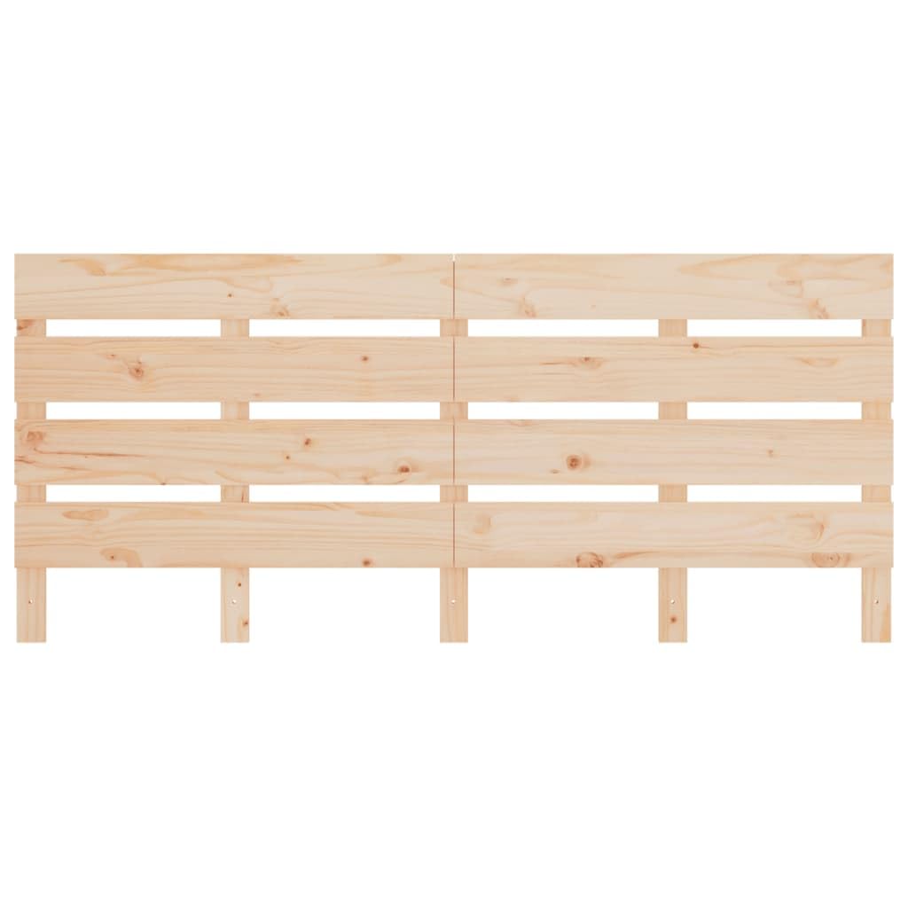 vidaXL Cabecero de Cama Cabezal Dormitorio Estructura Habitación Mobiliario Muebles Decoración Adorno Madera Maciza de Pino 135x3x80 cm