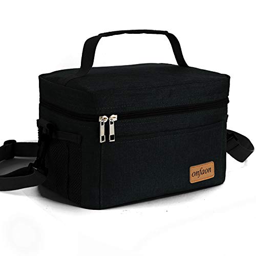 Reusable Lunch Tote Bags for Women, Men Insulated Lunch Box for School, Work