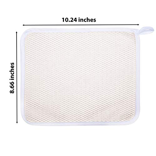 Evriholder Panos de lavagem esfoliantes Paradiso Soft-Weave para rosto e corpo, textura dupla, pano