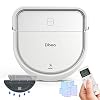 dibea Aspirateur Robot Navigation Intelligente avec Fonction d’essuyage Gyroscope Sols Durs Poils d’animaux 60dB Silencieux Auto-Chargement Anti-Chute Anti-Collision D500-A Plus