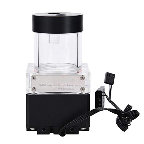 8W 7V Cpu Water Cooling Pumpe Reservoir Diy Set, 800L/H 4M Water Pump, G 1/4" Thread Port, Pc Cpu Water Cooling System Heat Exchanger Tool, Easy Install, Delivered With Install Tools #TOP7