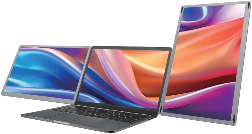 Amazon.co.jp: Laptomo トリプルモニター 15.6インチ FHD 1080P IPS