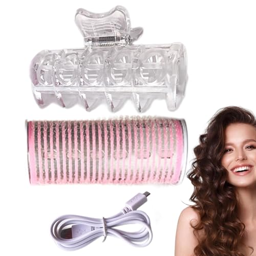 chauffant USB pour frange, bigoudis électriques auto-adhésifs, efficaces pour les types de cheveux, solution chauffante portable