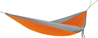 Nautika, Rede Para Descanso Confortável Kokun Casal, Possui Proteção UV 50+, Tratamento Bactericida, Alta Ventilação, Máximo Conforto, Para Cochilar, Dormir ou Relaxar, Cor Laranja com Cinza