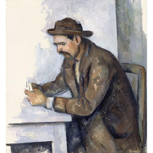 Cézanne The Cardplayer poster imprimé 76,2x101,6 cm pour créer une ambiance cabinet de curiosités