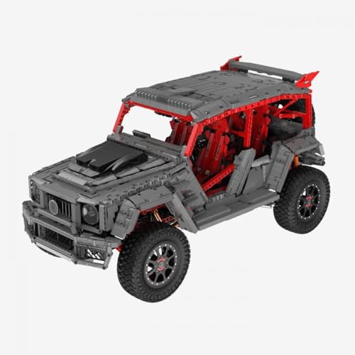BlueBrixx Pro 108667 - Brabus Crawler, 4280 Technikbausteine, Auto-Set, Geschenk für Auto Fans, Standardsteine, Bausteine der Brabus-Serie