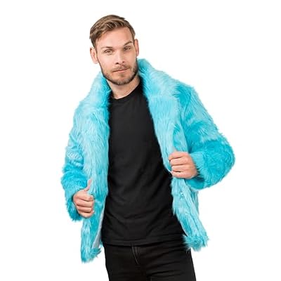 Chaks - Abrigo de piel para adultos, chaqueta corta de piel sintética, para carnaval, festival, moda de fiesta | Ya disponible en tu tienda friki favorita! En mundofriki.es! Chaks - Abrigo de piel para adultos, chaqueta corta de piel sintética, para carnaval, festival, moda de fiesta | Ya disponible en tu tienda friki favorita! En mundofriki.es!
