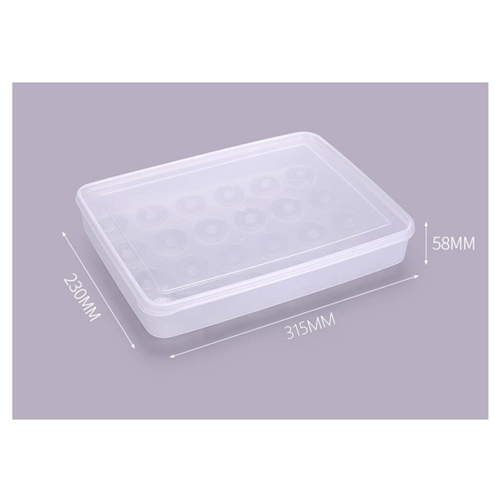 Huevos Rellenos Facilidad, 2 Recipientes Transparentes para Huevos con Tapa para 48 Huevos, FáCil de Transportar, Transportador Apto para Lavavajillas, Apilable