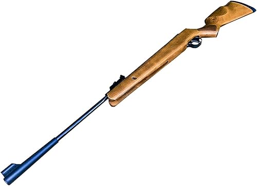 Isaazon Caza Air Pellet Rifle Gun 1000 FPS Auto Doble Seguridad Break Barril Madera .1770.177 in