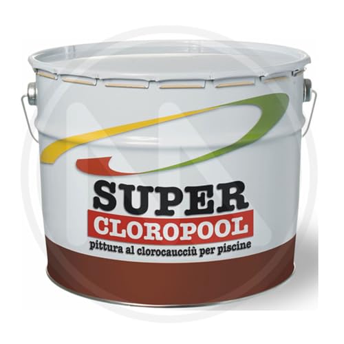 Generico Super Cloropool Pintura al clorocaucho para piscinas, azul, 2,5 litros
