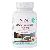 Schwarzkümmelöl 1000mg - 420 Softgels - 1000mg pro Tag - Kaltgepresst - Hochdosiert - mit...