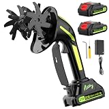 21V Cordless Tiller Cultivator for Gardening, Electric Garden Tiller Hand Tiller with 5.0Ah...