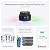 HidrateSpark PRO Smart Tumbler Bundle – Insulated Stainless Steel – Tracks Water Intake with Bluetooth, LED Glow Reminder When You Need to Drink – 20oz, Black + 3 Straws
