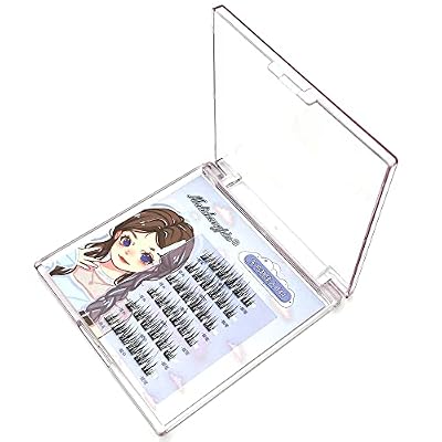 Segmented Eyelashes D44 Self Grafting Sunflower Lazy Trilogy Fake Eyelashes Natural Simulation Single Cluster Eyelash Extension for Beginners