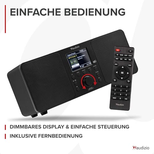 DAB-Radio mit Fernbedienung und Bluetooth-Funktion